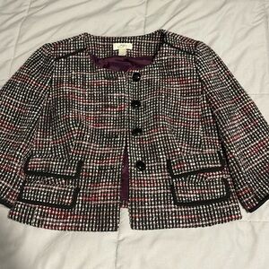 LOFT Multicolor Tweed Blazer
